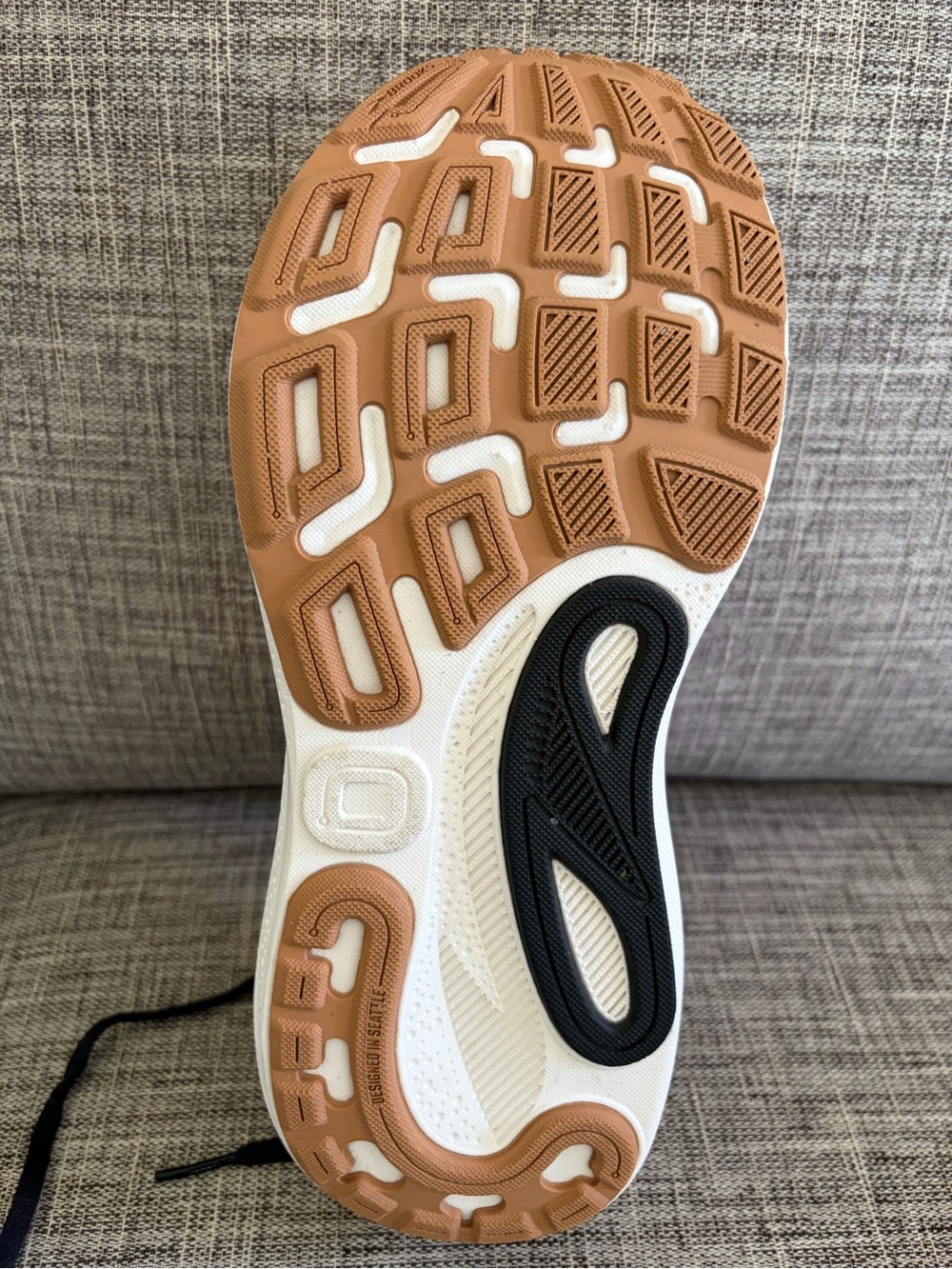 Brooks Adrenaline GTS 24 Women’s Shoes - Black & Gray - Picture 8 of 9